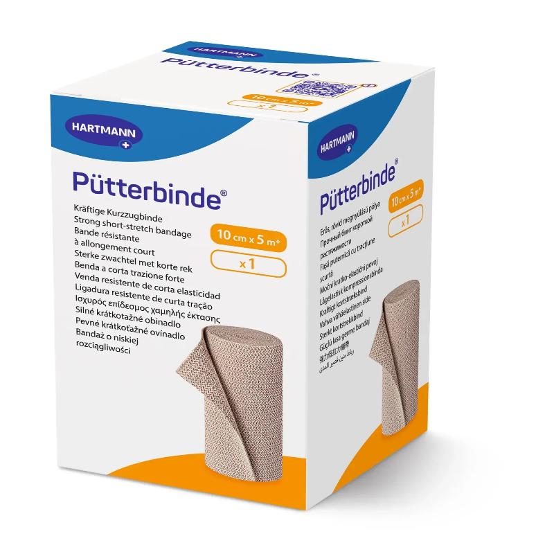 Міцний бинт короткої розтяжності Pütterbinde® 10cm (см) x 5m (м)